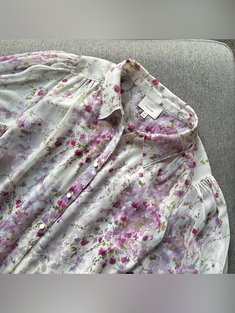 NWOT cinq a sept Midsummer Bloom Halbini Mini Dress Size 14 - Picture 4 of 9